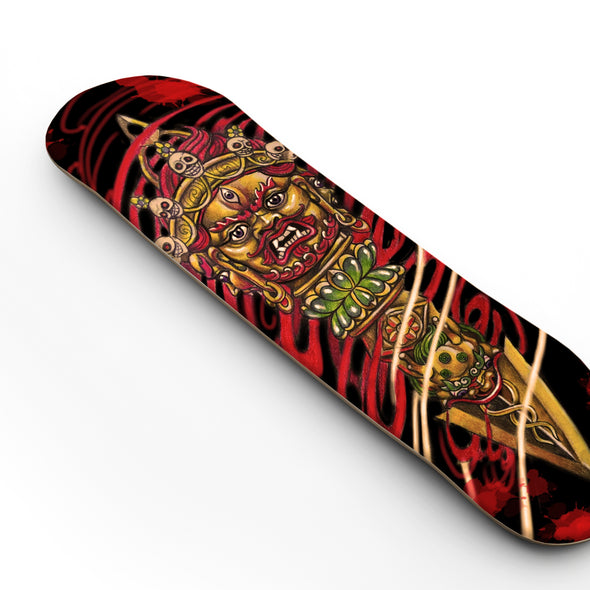 Arrowhead - Natural Wood Skateboard